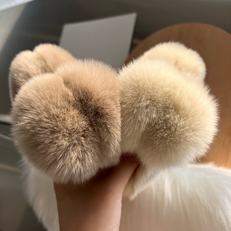 Faux Fur Hair Clip