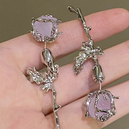 Violet Rose Earrings