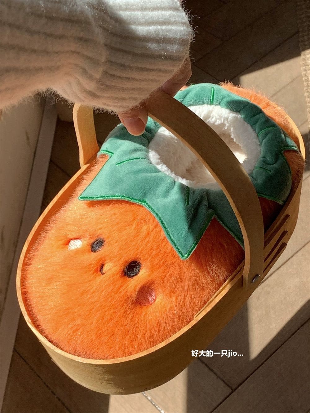 Tomato &amp; Eggplant Slippers