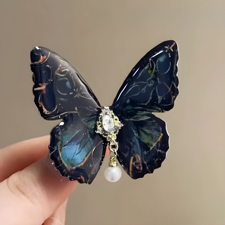 Morpho Butterfly Hairpins