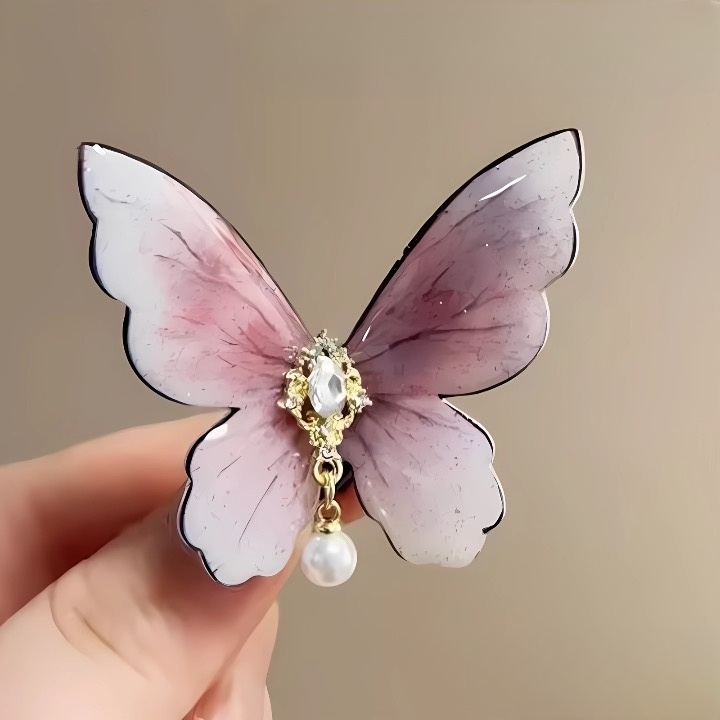 Morpho Butterfly Hairpins