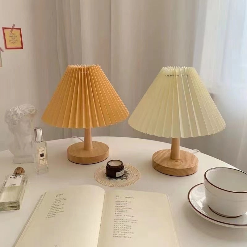 Nordic Pleated Table Lamp DIY