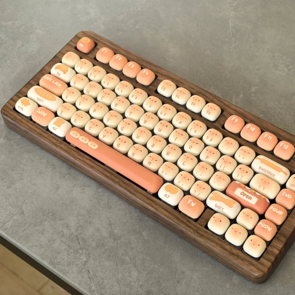 Steamed Bread Keycap Keyboard