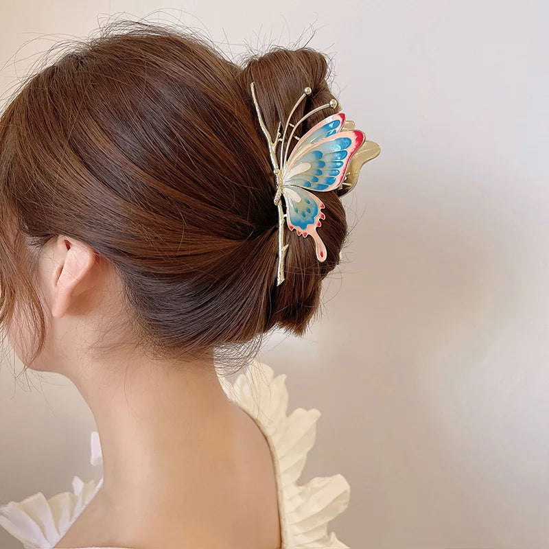 Butterfly Hair Claw Clips