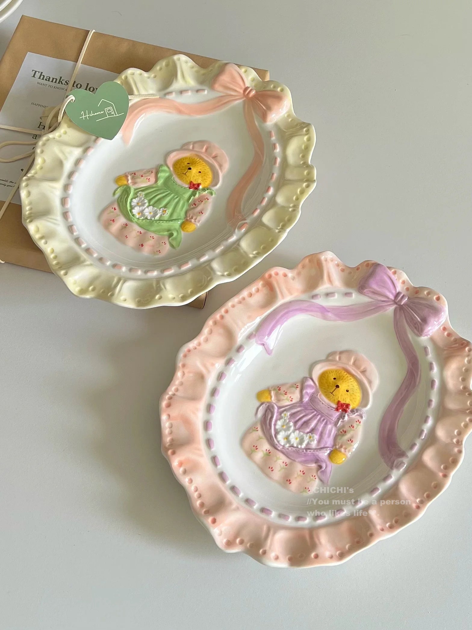 Handmade Bear Ceramic Tableware