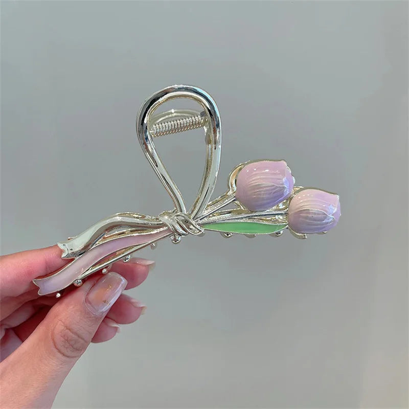 Tulip Hair Claw Clip