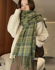 Vintage Plaid Scarf