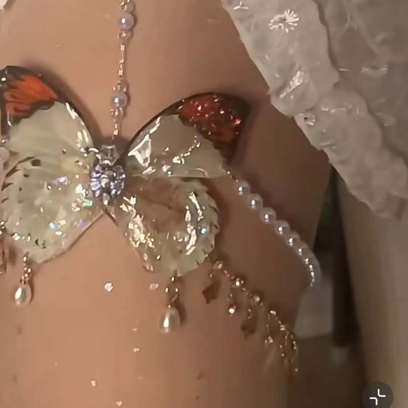 Vintage Butterfly Thigh Chain