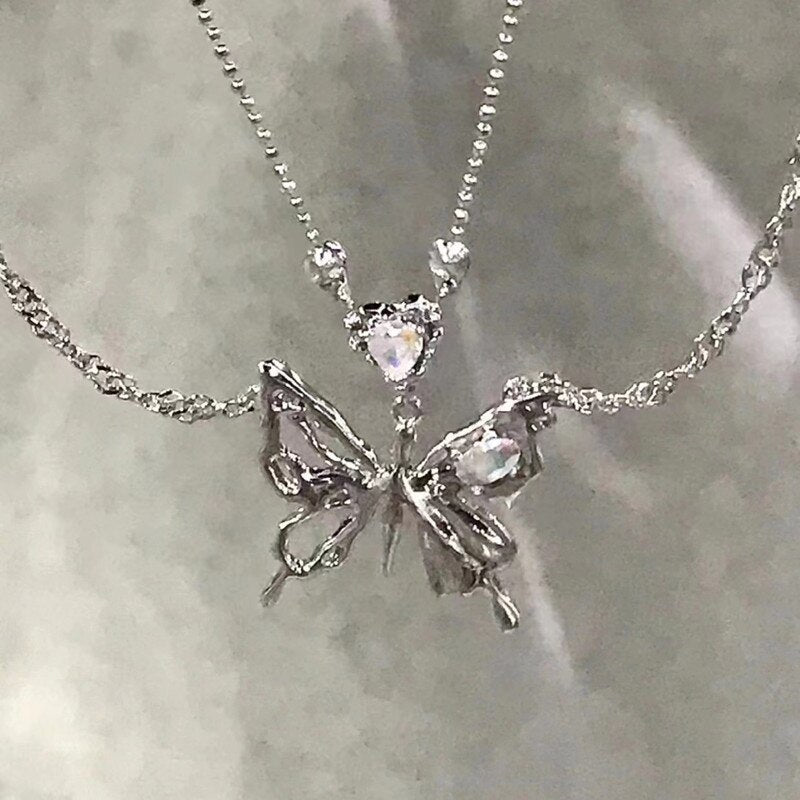 Punk Y2K Butterfly Necklace