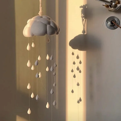 DIY Rainy Cloud Wind Chime