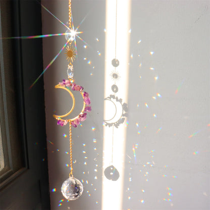 Amethyst Moon Suncatchers