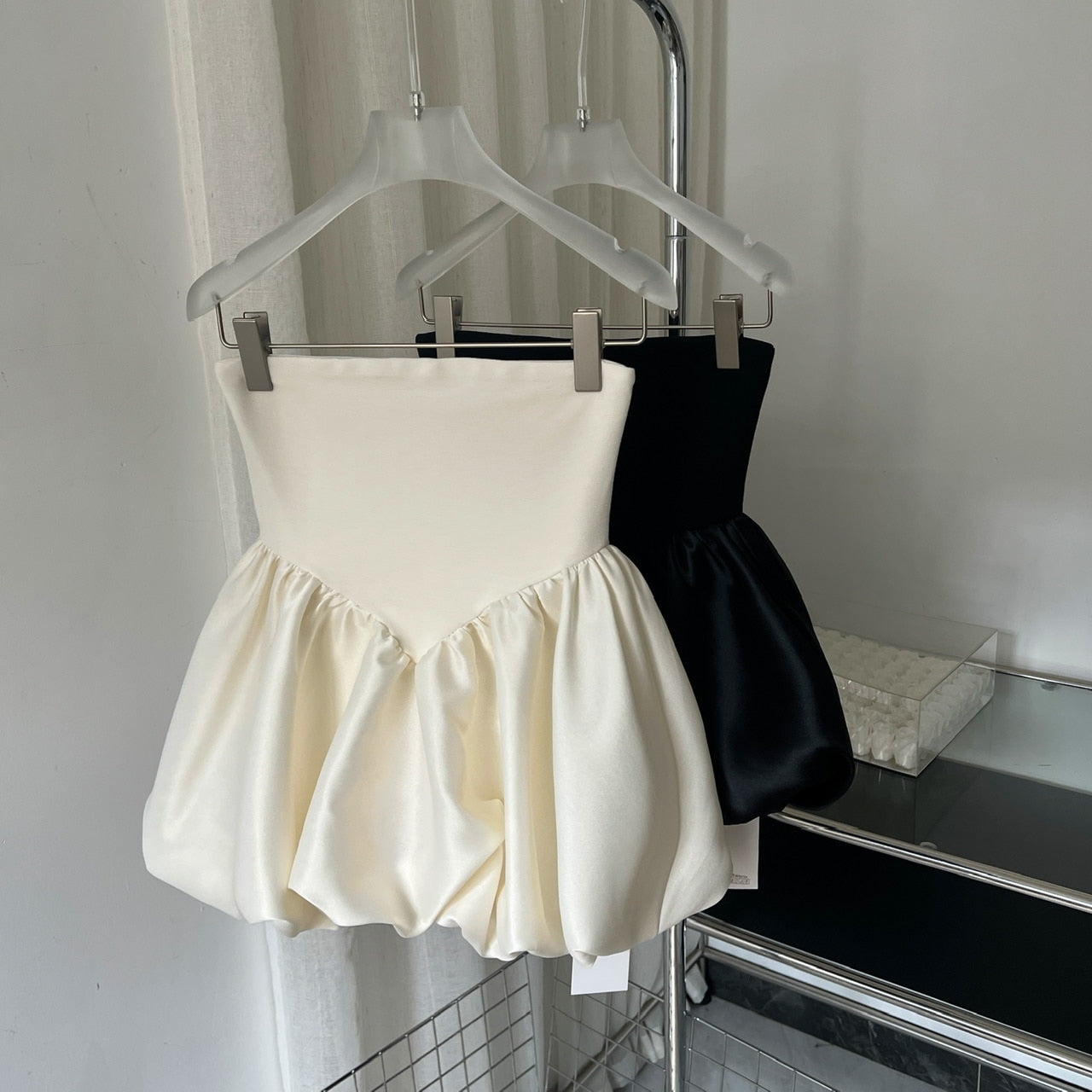 Elegant Strapless Mini Dress