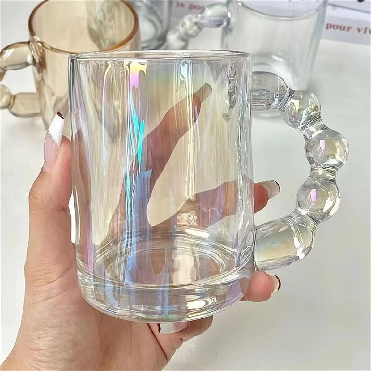 Iridescent Glass Cup