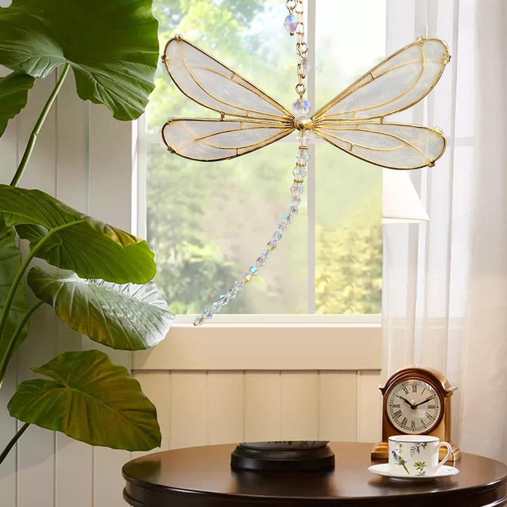 Dragonfly Crystal Suncatcher