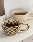 Checkered Ceramic Mug