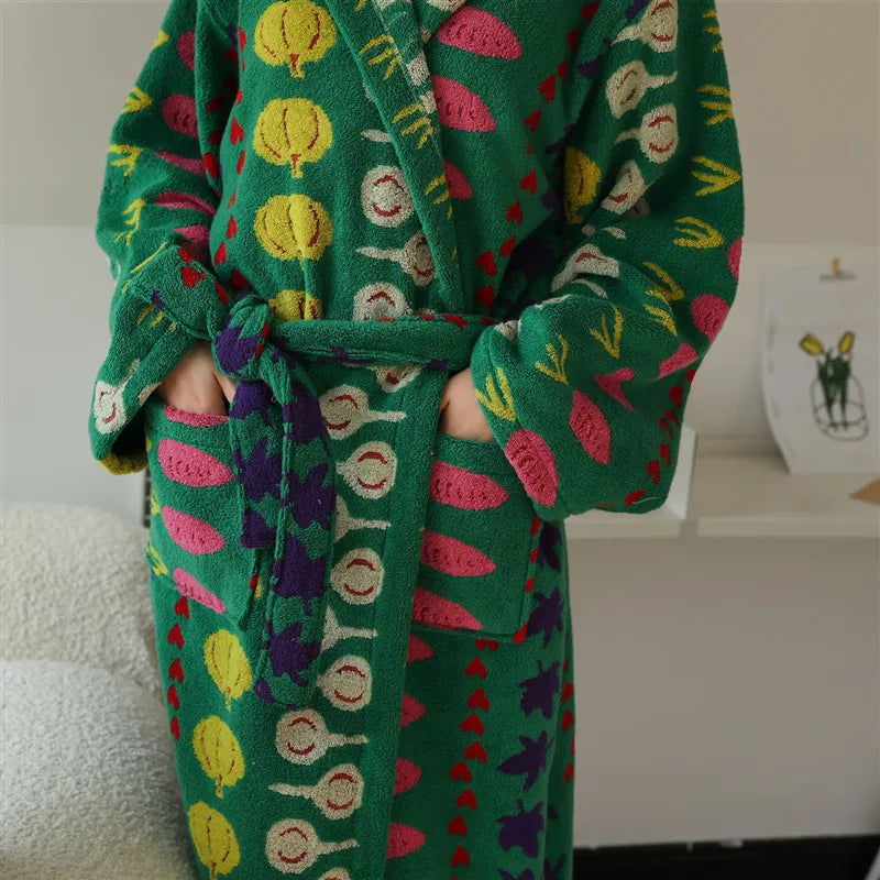 Fun Cotton Bathrobe