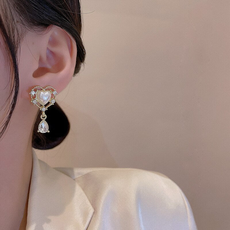 Pearl Love Earrings