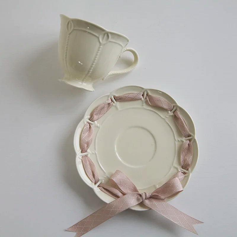 Ribbon Cup and Saucer Set