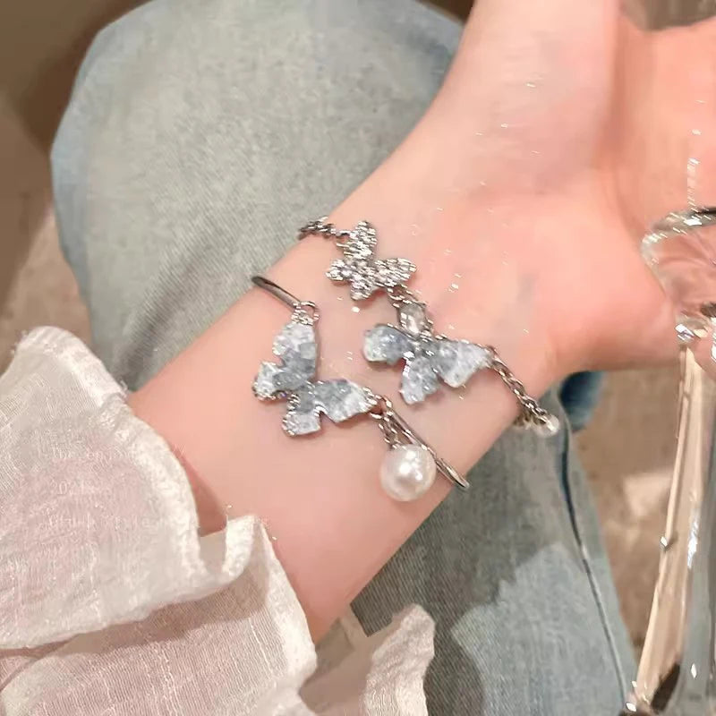 Crystal Butterfly Bracelet