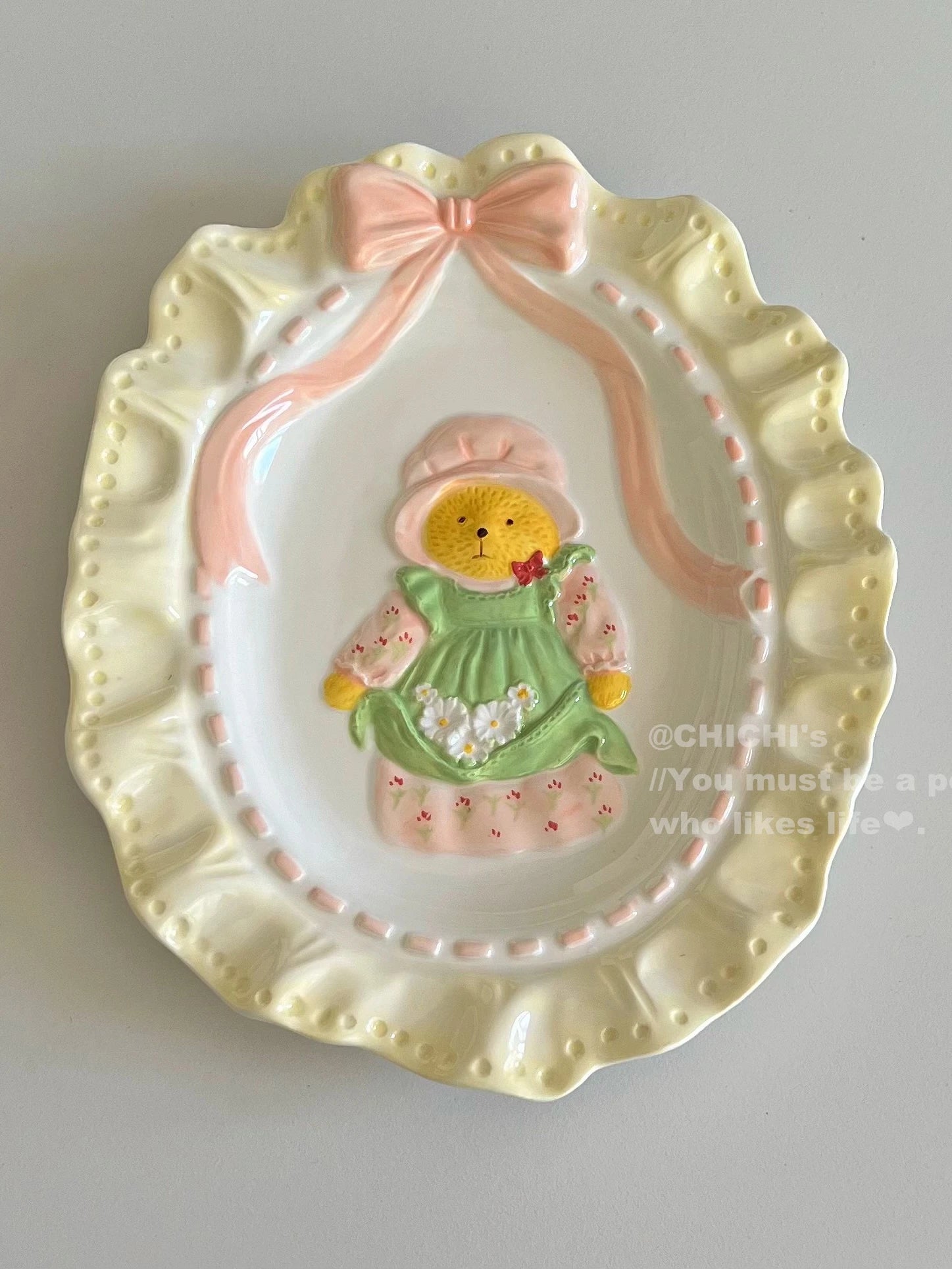 Handmade Bear Ceramic Tableware
