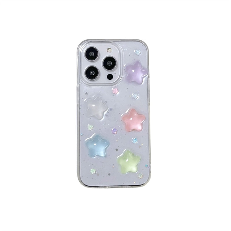Cute Candy Star Phone Case