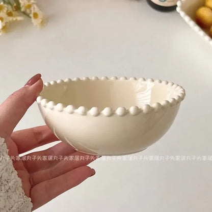 Creamy Ceramic Plates