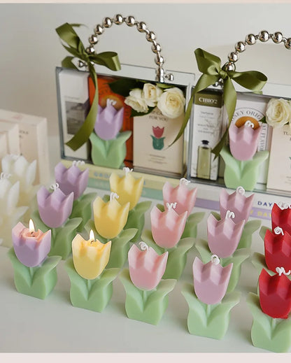 Scented Tulip Candles