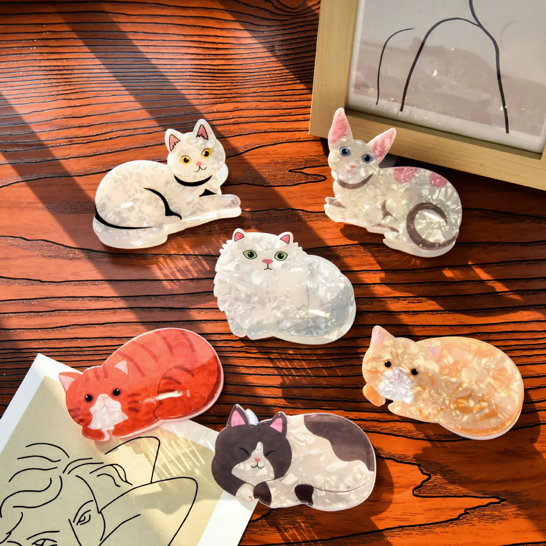 Cat Hair Claw Clips