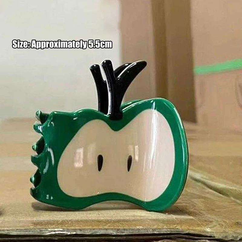 Apple Hair Claw Clip