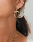 Crystal Bowknot Earrings
