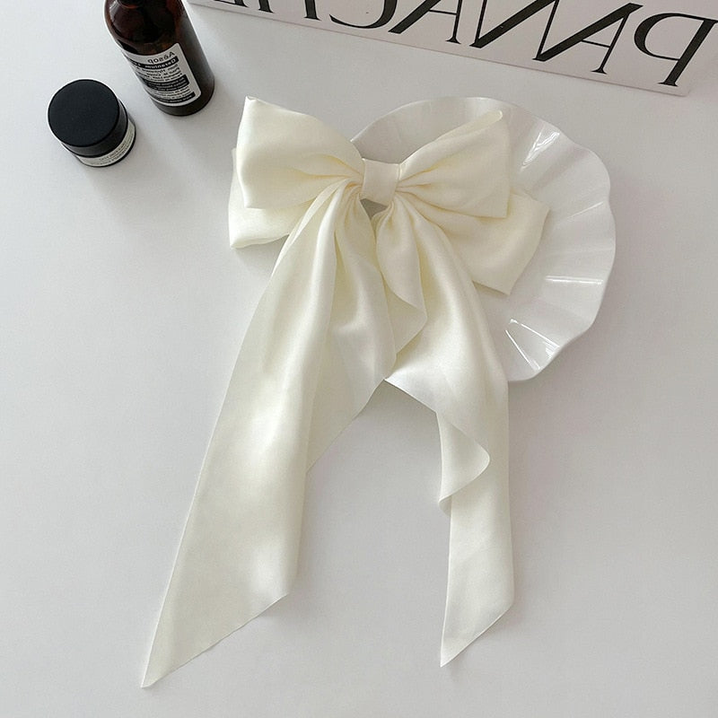 Elegant Bow Ribbon Hair Clip