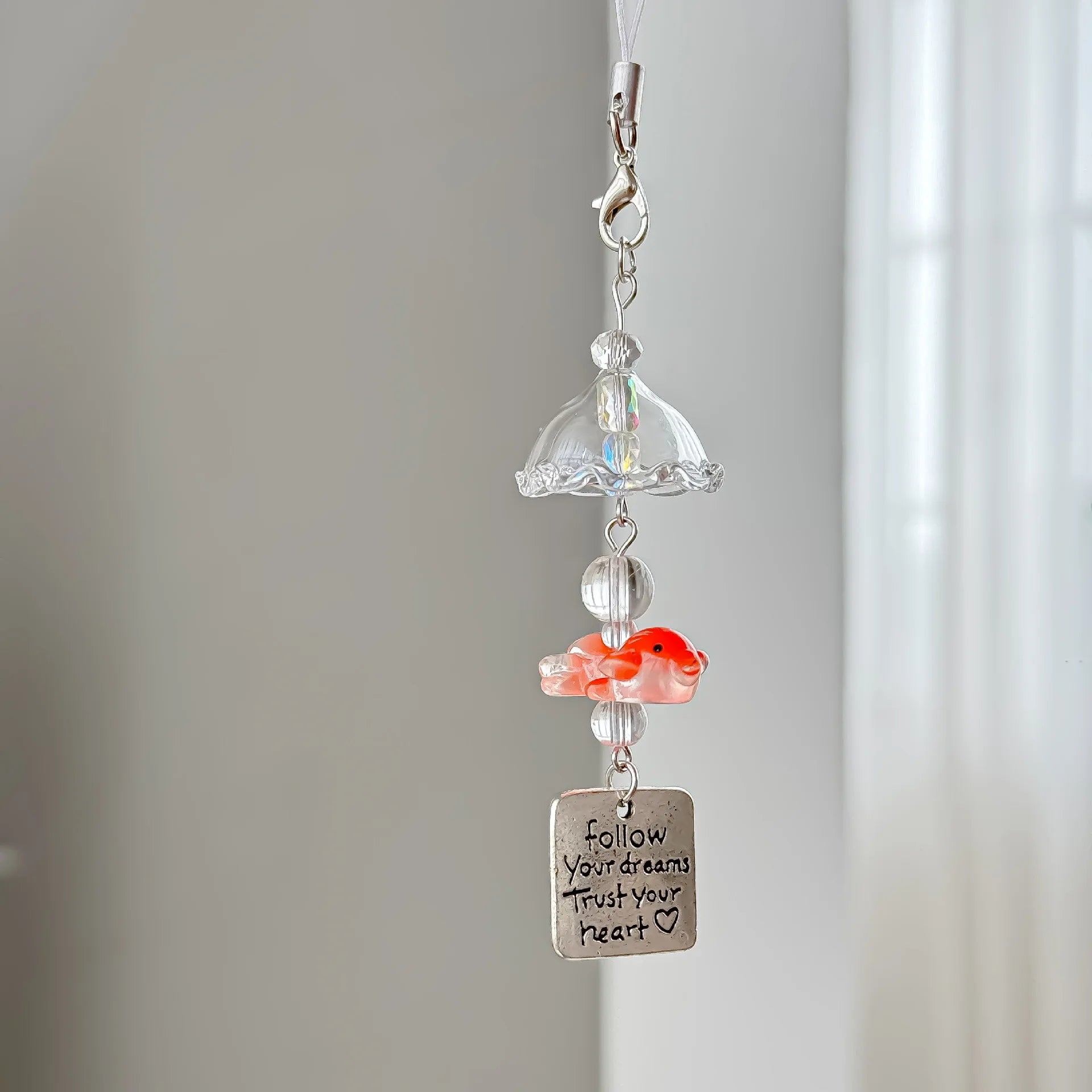 Goldfish Wind Chime Keychain