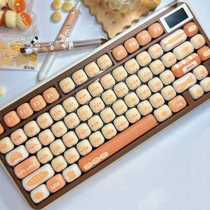 Steamed Bread Keycap Keyboard