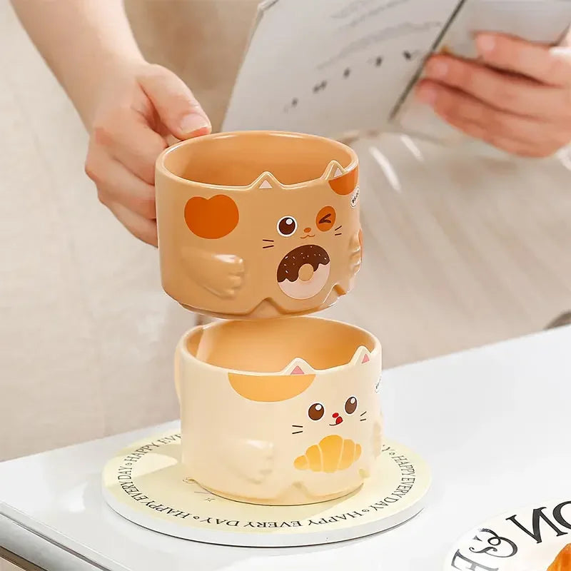 Ceramic Cat Mugs