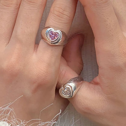 Chunky Heart Ring