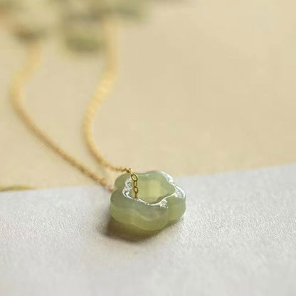 Plum Blossom Jade Necklace