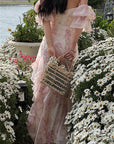Fairycore Floral Midi Dress