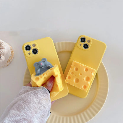 Mouse and Cheese iPhone Case