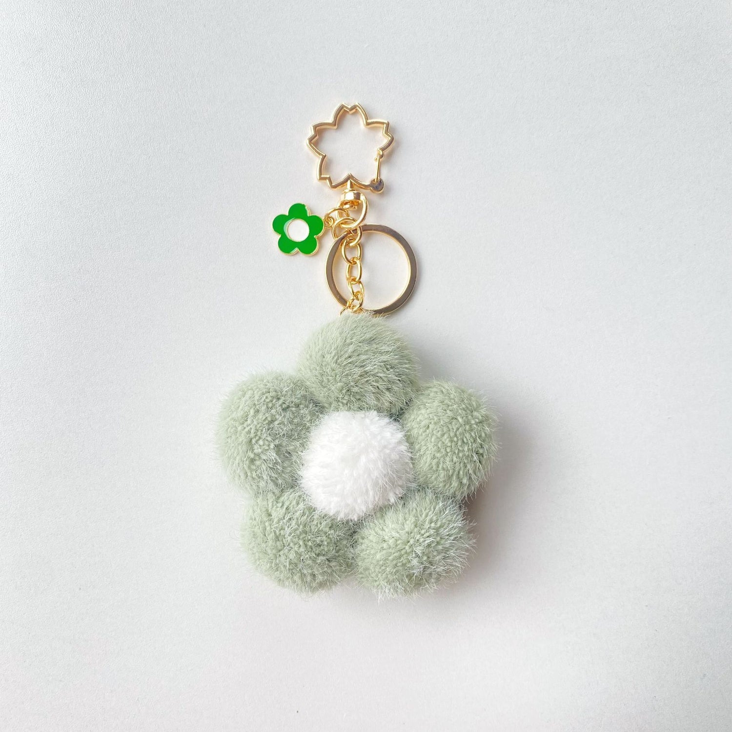 Flower Plush Keychain