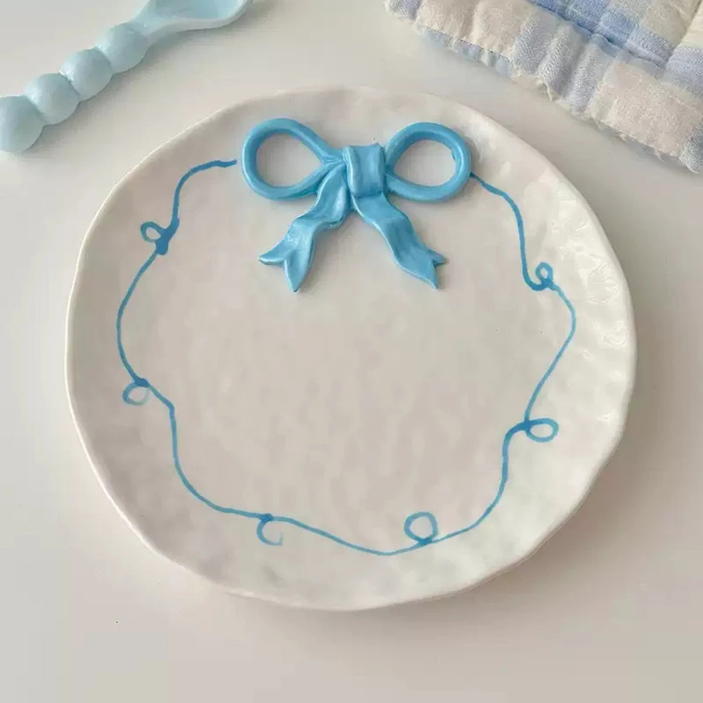 Porcelain Bowknot Plate