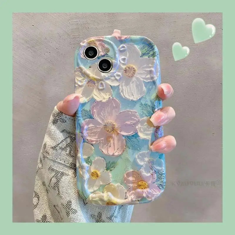 Oil Painting Flowers Phone Case