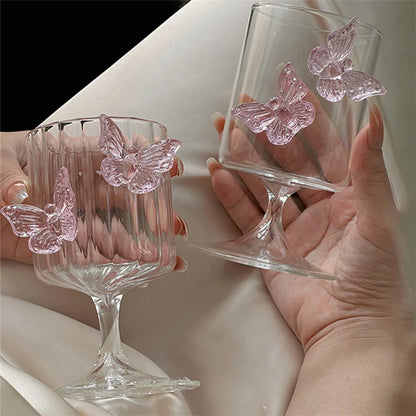 Pink Butterfly Cup