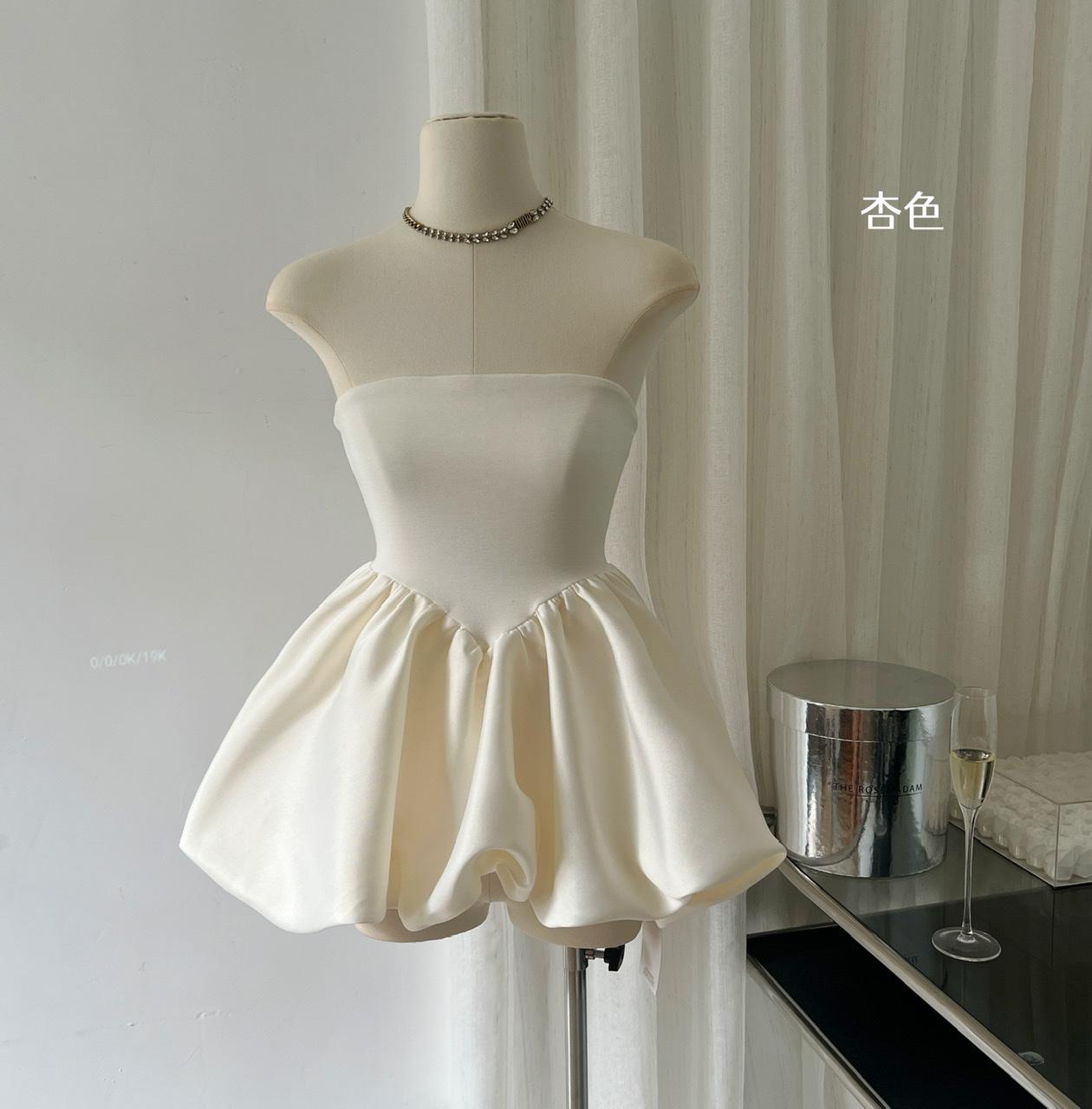 Elegant Strapless Mini Dress