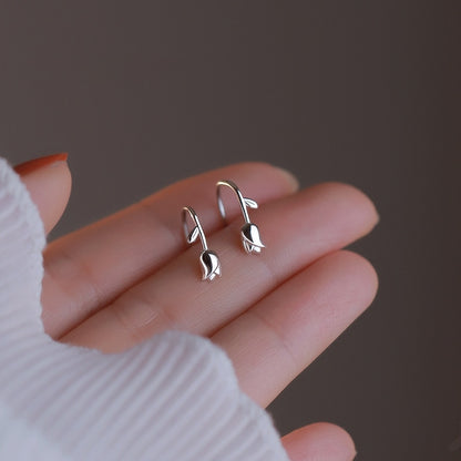 Dainty Tulip Earrings