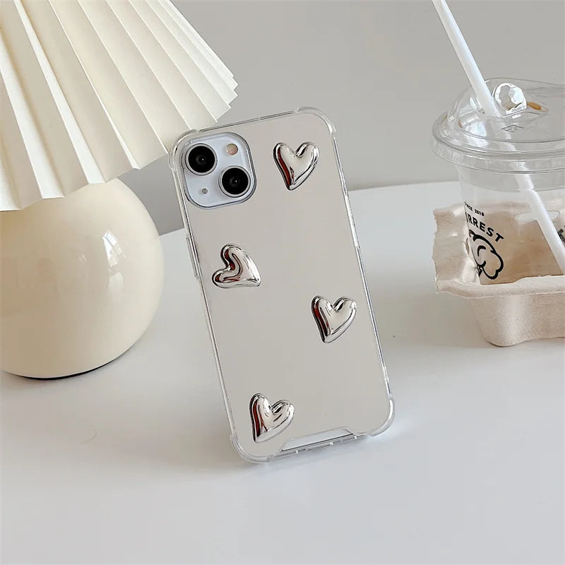 Metalic Heart Phonecase