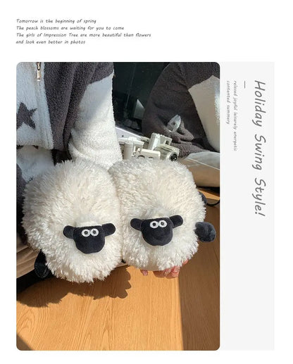 Fluff Sheep Winter Slippers