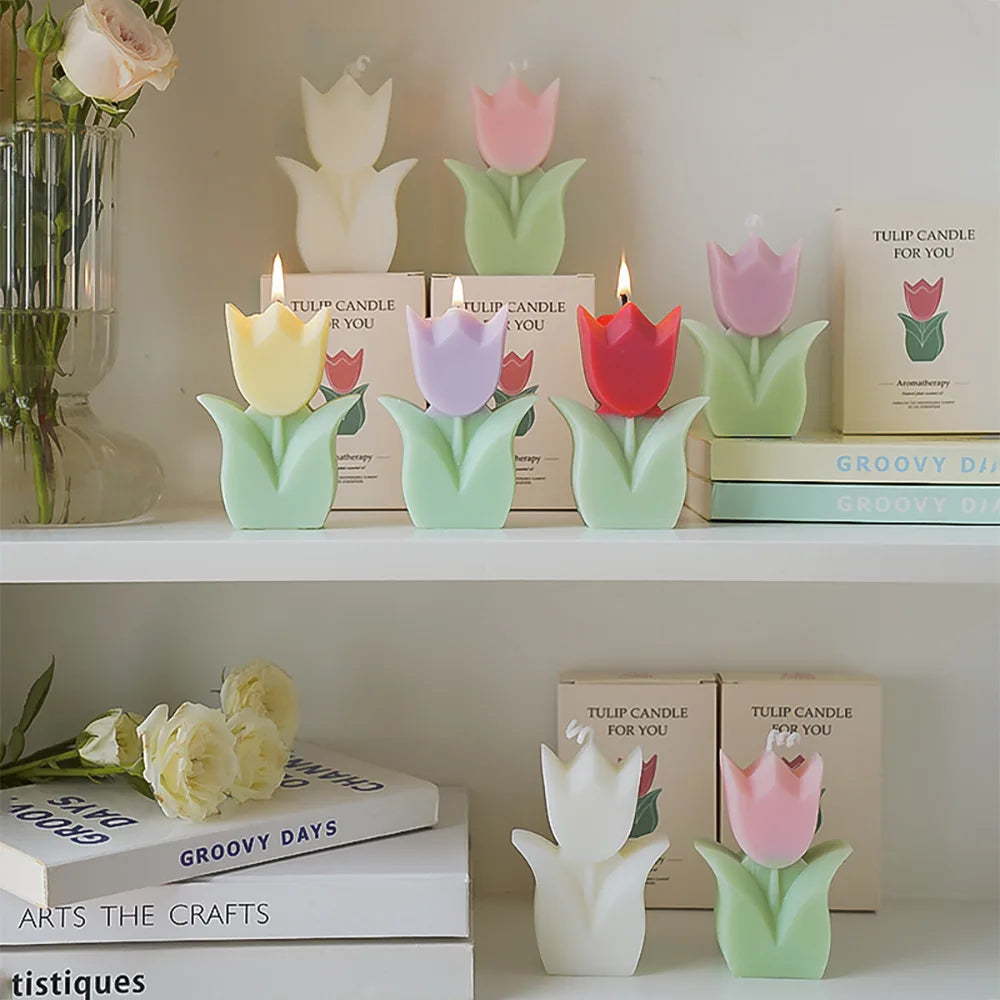 Scented Tulip Candles