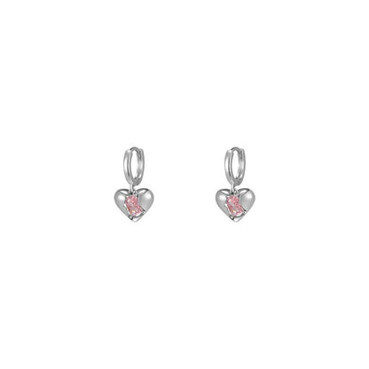 Y2K Pink Rhinestone Earrings