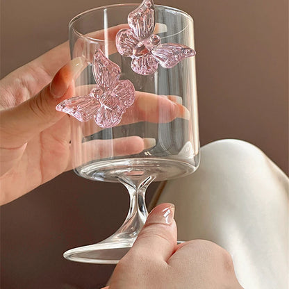 Pink Butterfly Cup