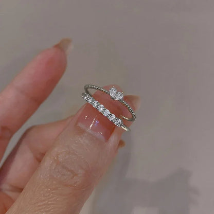 Dainty Crystal Rings